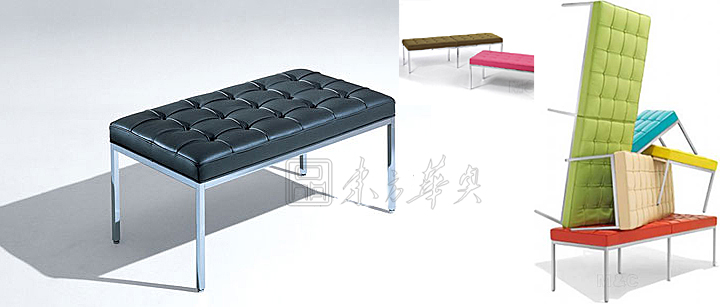 办公沙发|休闲沙发|办公家具|弗罗伦斯条形沙发|条形沙发,条凳,设计师椅